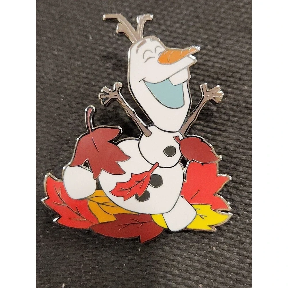 Disney Pin OLAF‎ FROZEN SNOWMAN Fall Leaves Leaf Paris Exclusive DLP 00005